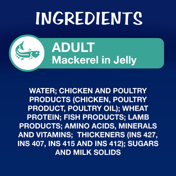 Purina Felix Mackerel with Jelly Complete and Balanced Adult Cat Wet Food