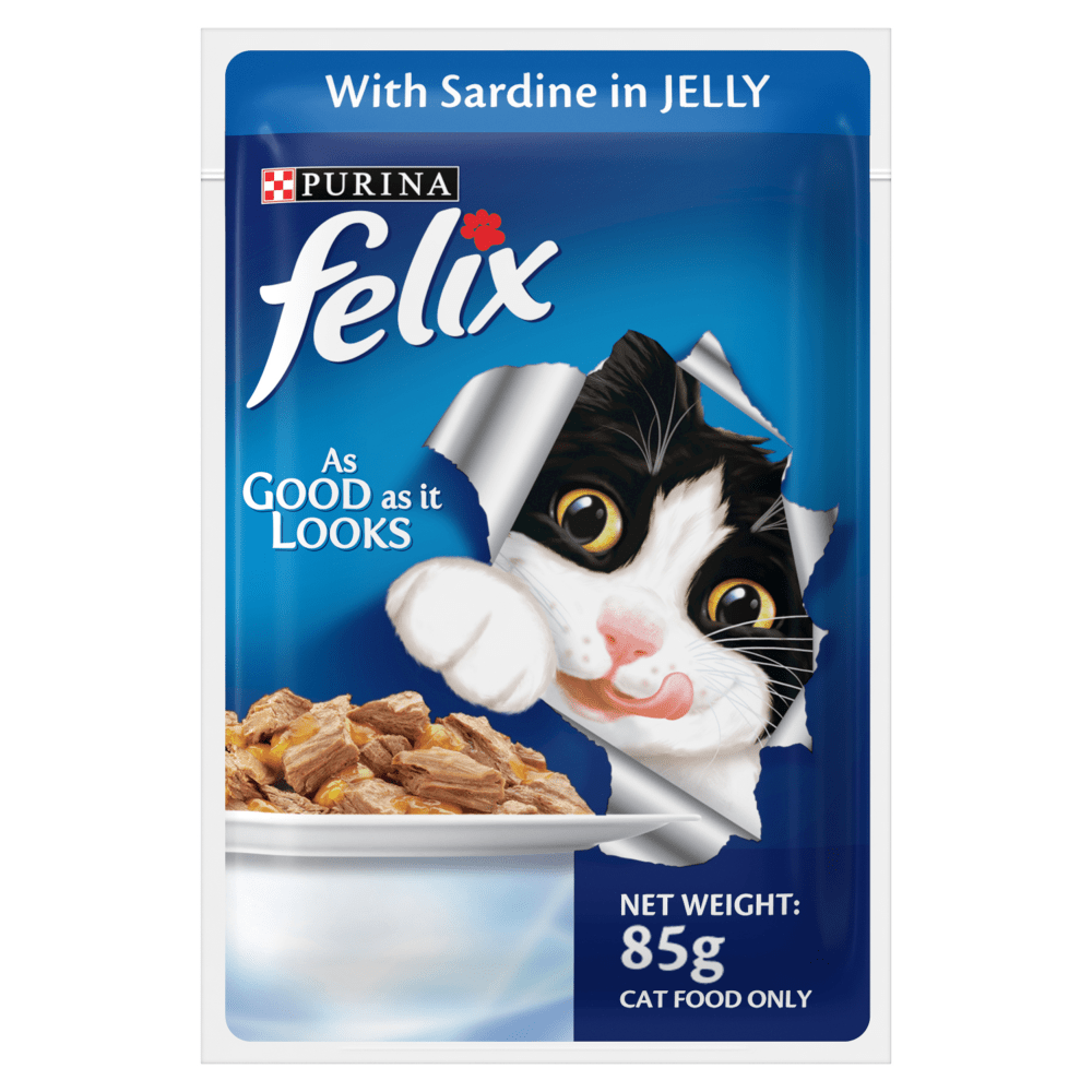 Me O Delite Tuna with Bonito in Jelly and Purina Felix Sardine with Jelly Adult Cat Wet Food Combo (12+12)