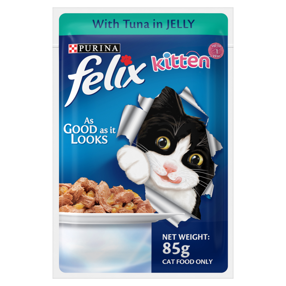 Purina Felix Tuna with Jelly Kitten Wet Food