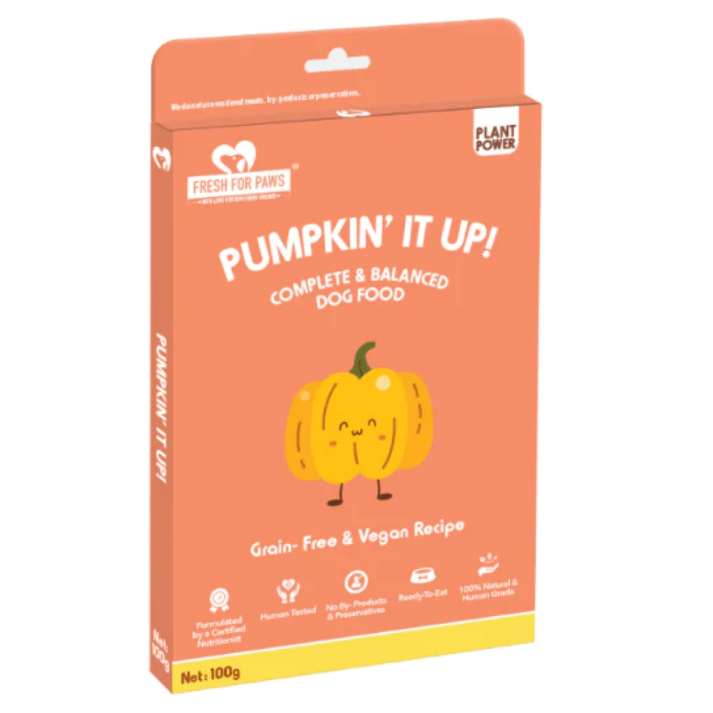 Fresh For Paws Pumpkin It Up Dog Wet Food and Drools Absolute Vitamin Syrup Supplement for Dogs Combo