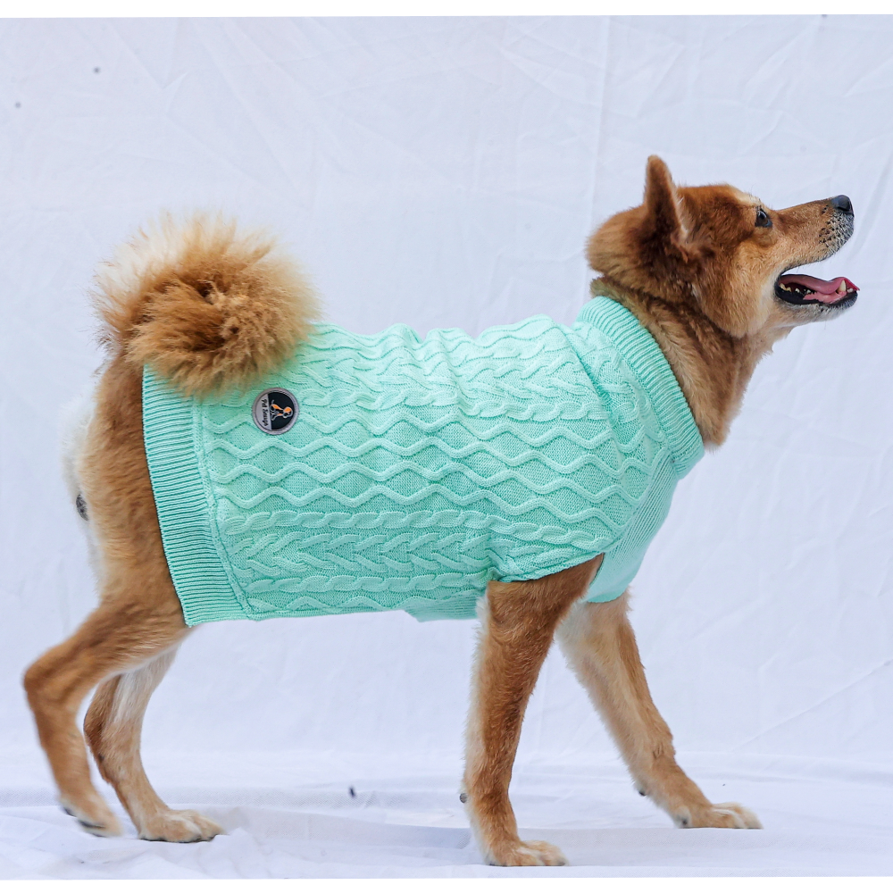 Petsnugs English Cable Knit Sweater for Dogs and Cats