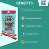 Chip Chops Dental Twist Chicken and Cranberry Flavored Dog Treats Dog Treats + Others Chip Chops