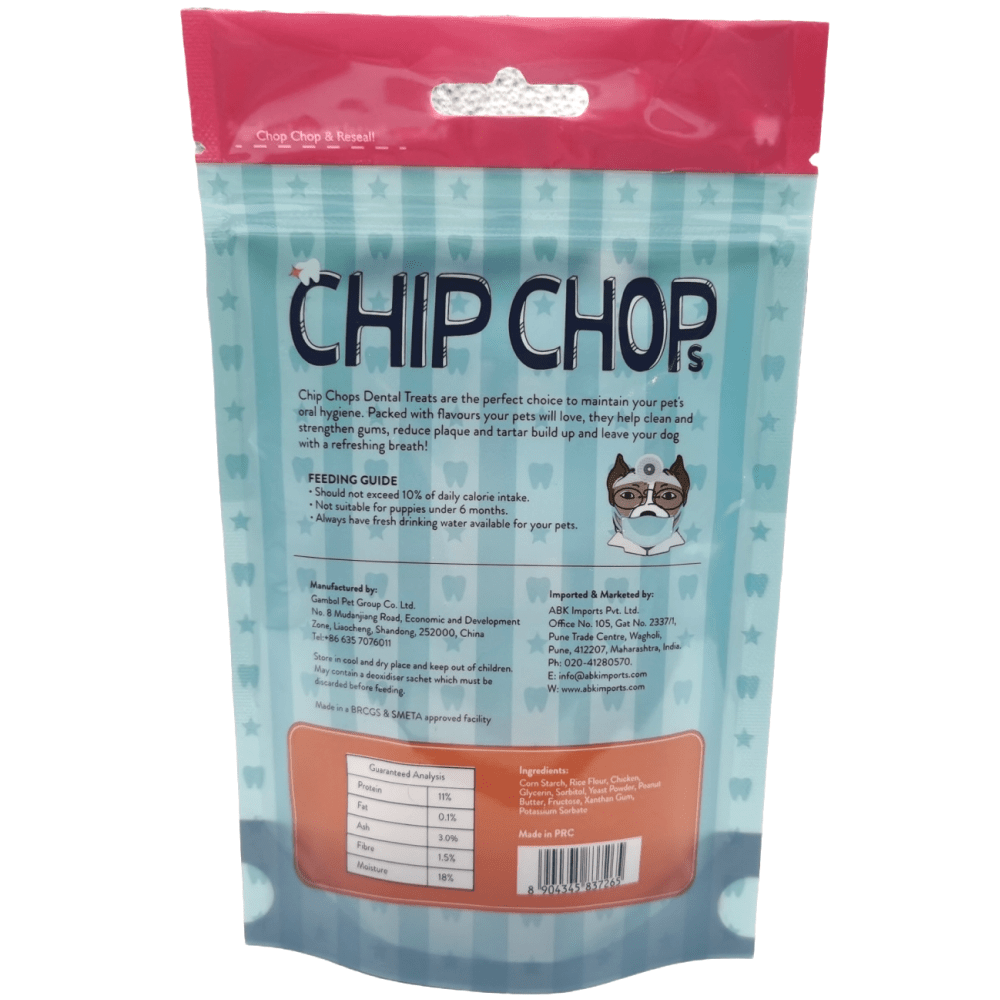 Chip Chops Peanut Butter Twists and Chicken Flavored Dog Treats