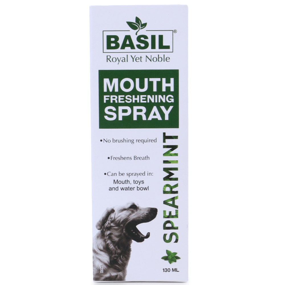 Basil Spearmint Mouth Spray for Dogs Rewards Dogs-Health & Wellness Basil 130mL