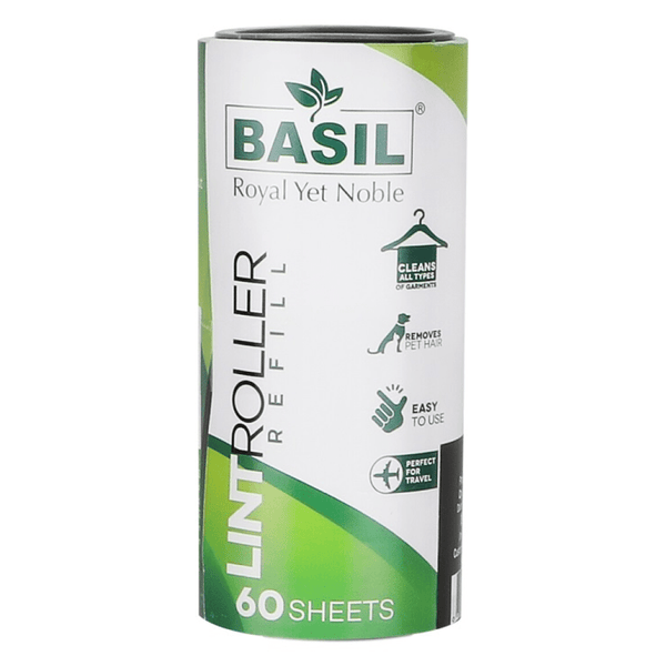 Basil Lint Roller Refill (60 Sheets)