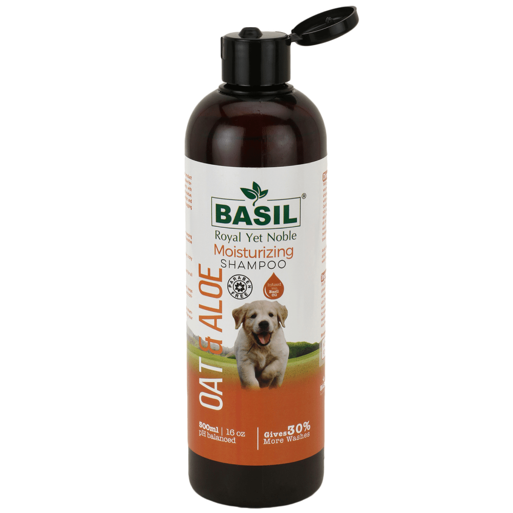 Basil Oat & Aloe Moisturising Shampoo for Dogs and Cats