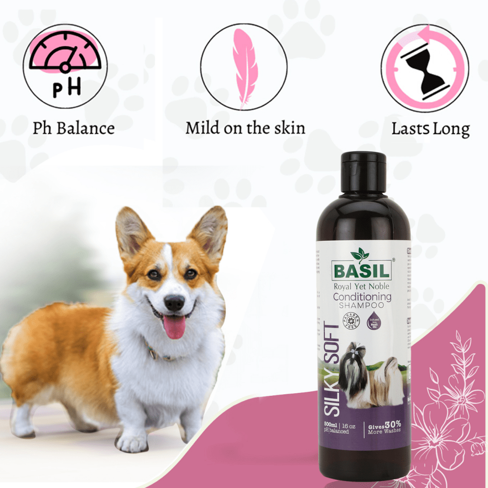 Basil Silky Soft Conditioning Dog Shampoo