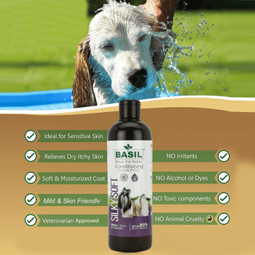 Basil Silky Soft Conditioning Dog Shampoo