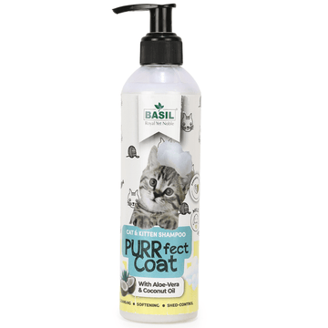 Basil Purrfect Coat Cat Shampoo