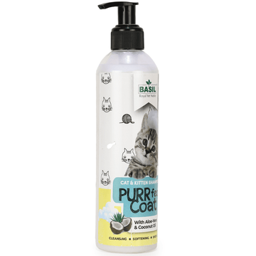 Basil Purrfect Coat Cat Shampoo