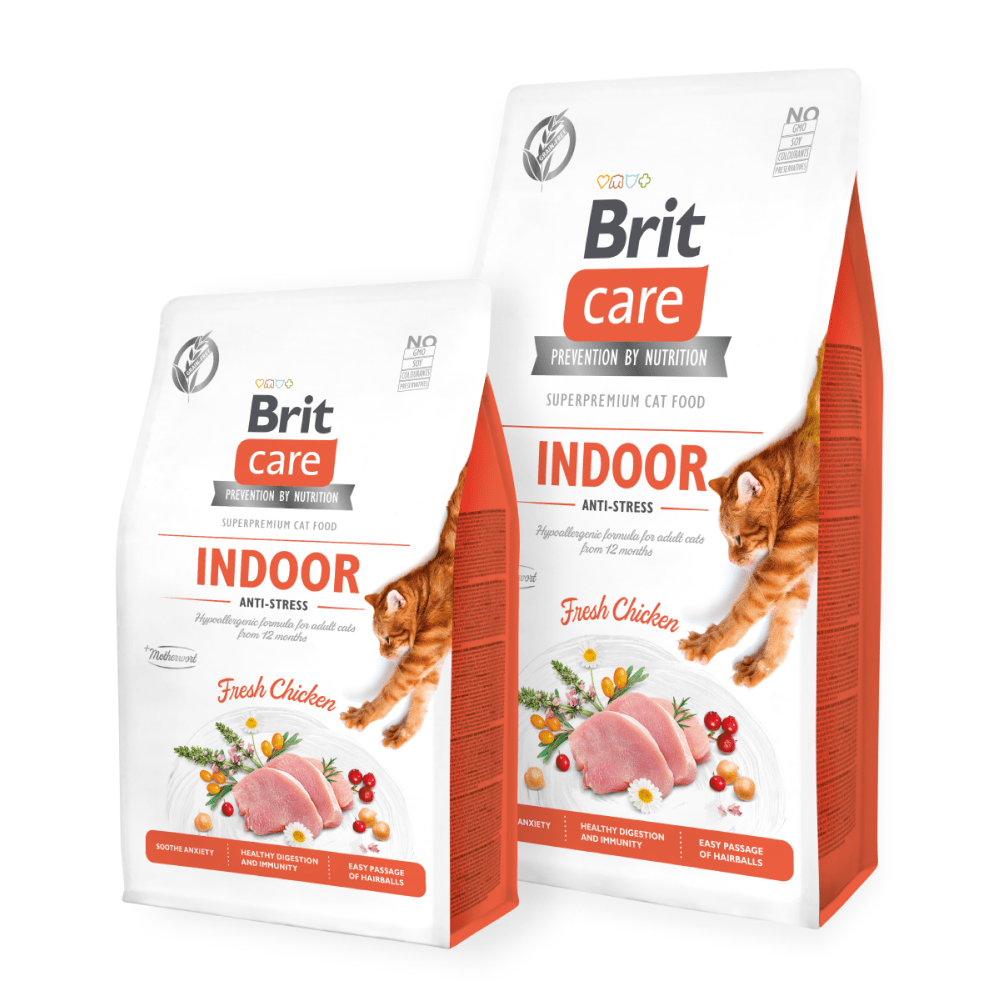 Brit Care Fresh Chicken Indoor Anti Stress Cat Dry Food