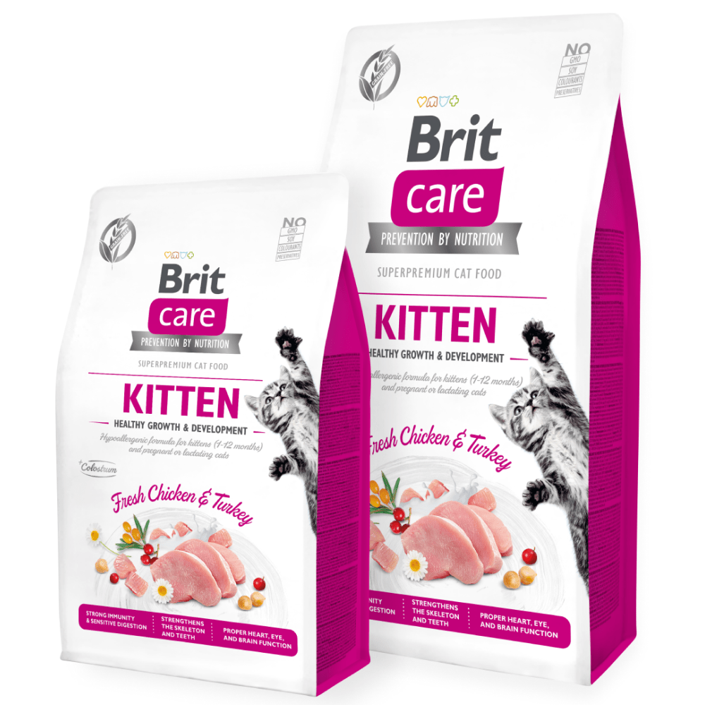 Brit Care Fresh Chicken & Turkey Grain Free Kitten Dry Food