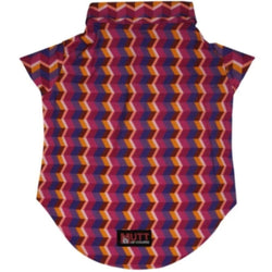 Mutt of Course Dark Geometrical Cotton Shirt for Dogs