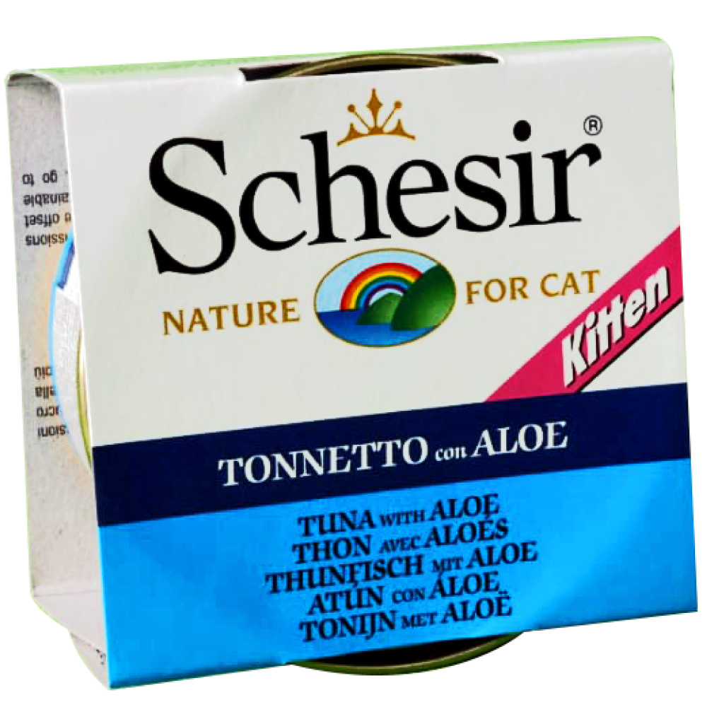 Schesir Tuna Whole Meat and Rice with Aloe in Gel Cat Wet Food