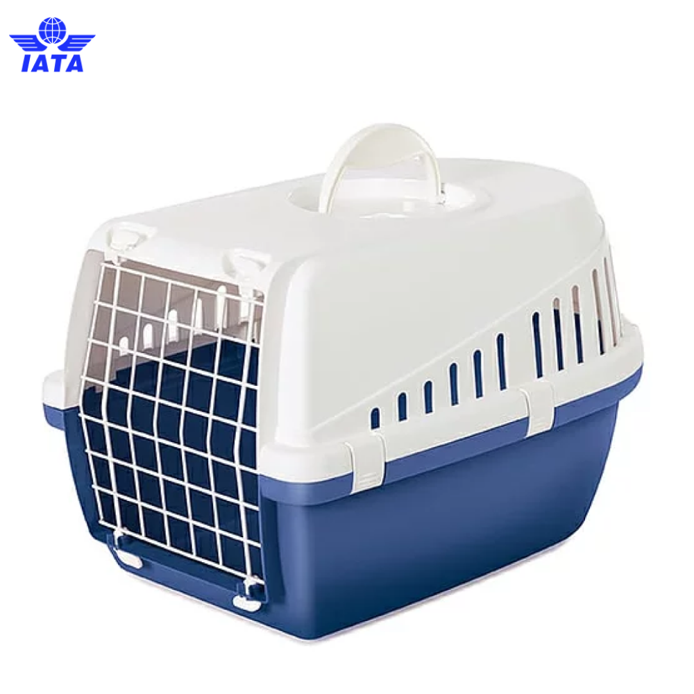 Savic Trotter 1 AKASA Approved Travel Carrier for Dogs and Cats (Atlantic Blue) Both-Bedding, Mats & Travel Supplies Savic