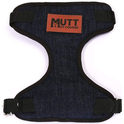 Mutt of Course Denim Harness for Dog (Dark Blue)