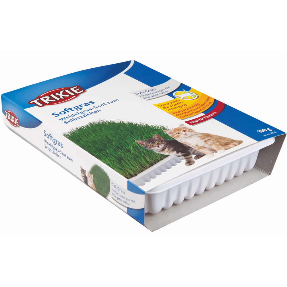 Trixie Soft Grass Bowl for Cats Cats-Health & Wellness Trixie 100g