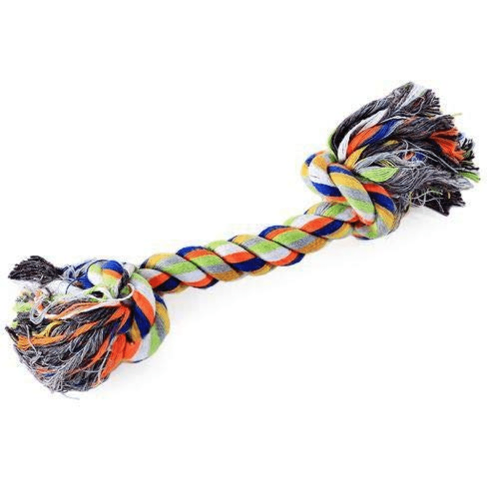 Kiki N Pooch 2 Knot Cotton Rope Toy for Dogs