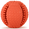 Basil Treat Dispensing Solid Chew Ball Toy for Dogs (Orange) Dogs-Toys Basil 6cm