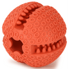 Basil Treat Dispensing Solid Chew Ball Toy for Dogs (Orange) Dogs-Toys Basil