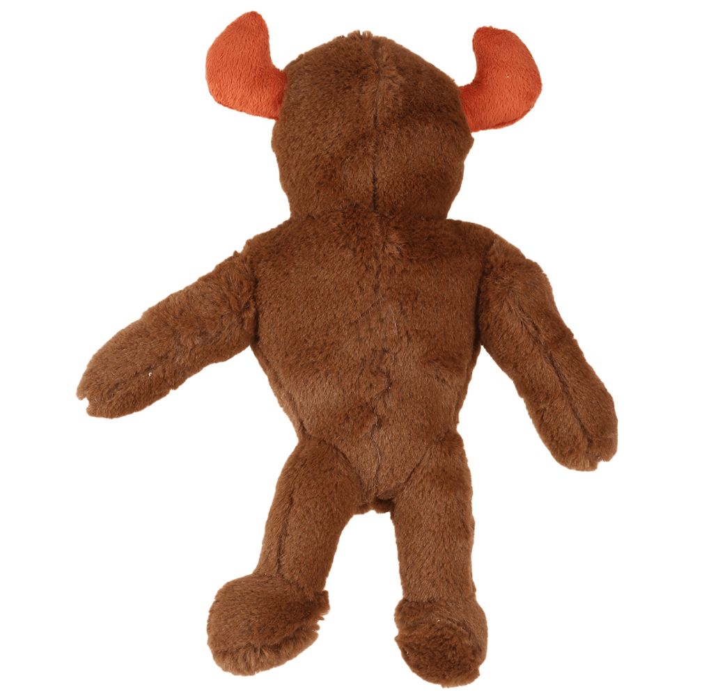 Basil Big Bull Plush Toy with Squeaky TPR for Dogs and Cats