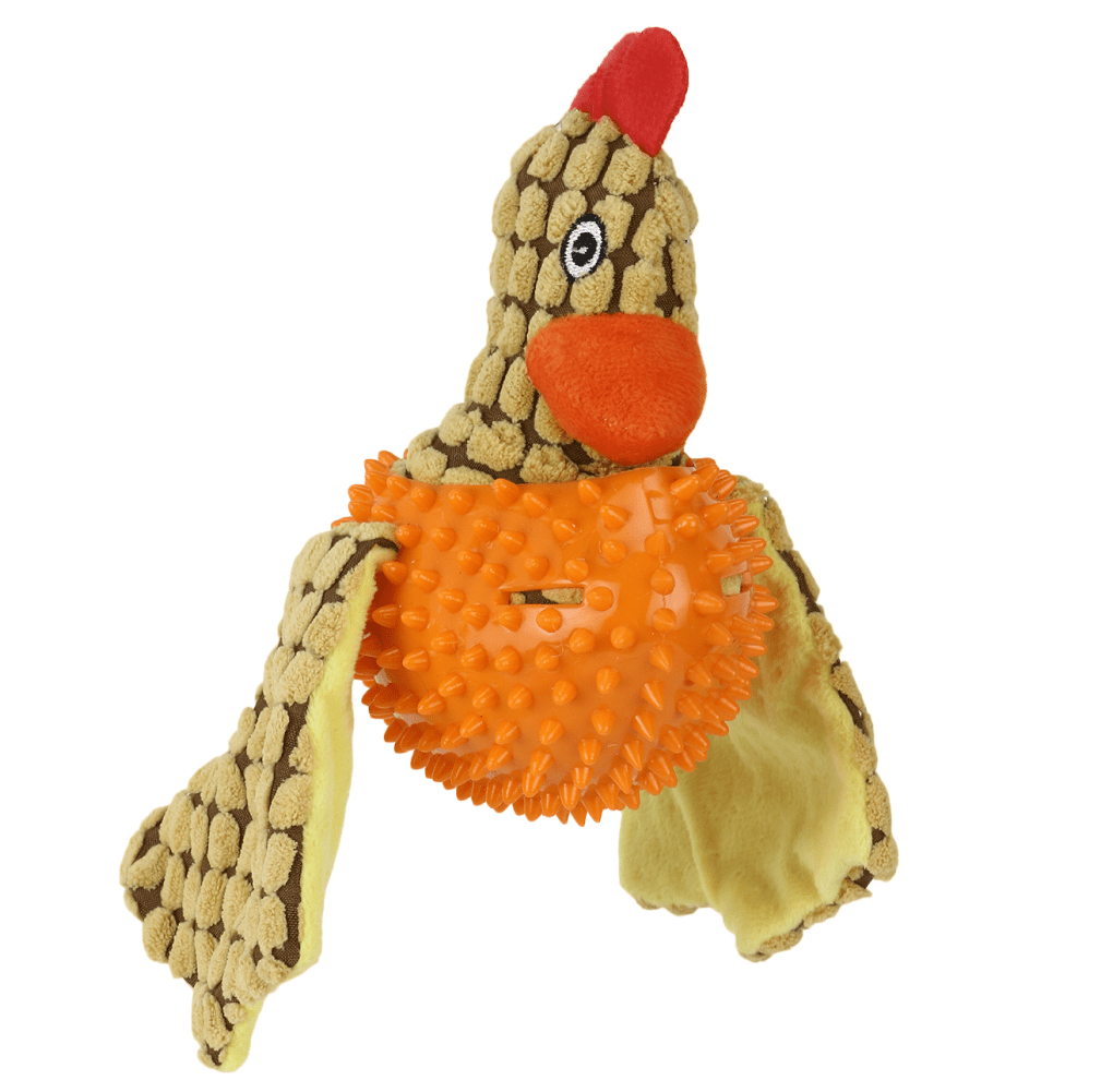 Basil Bird Shaped Plush Toy with Squeaky Neck for Dogs Dogs-Toys Basil 15cm