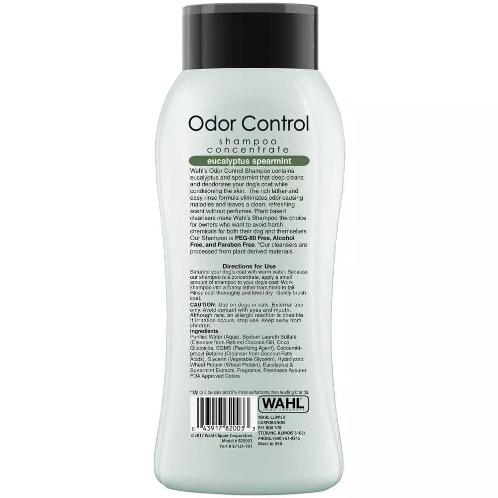 Wahl Odor Control Eucalyptus Spearmint Shampoo for Dogs Dogs-Grooming Supplies Wahl