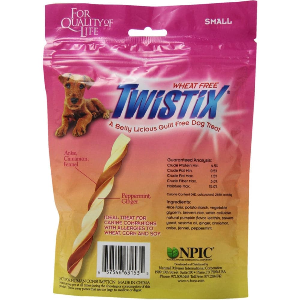 NPIC Twistix Pumpkin Spice Flavor Dog Treat