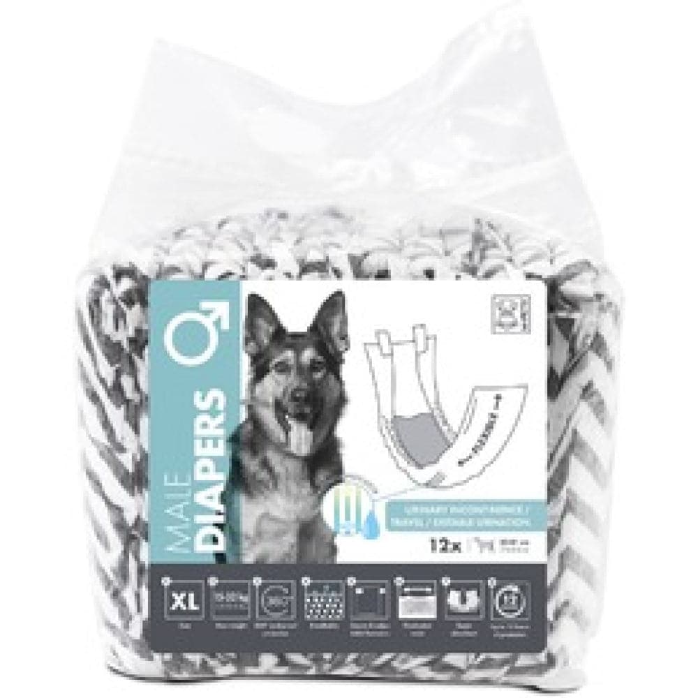 M Pets Diapers for Male Dogs (20x81cm) Dogs-Health & Wellness M Pets XL:12pcs