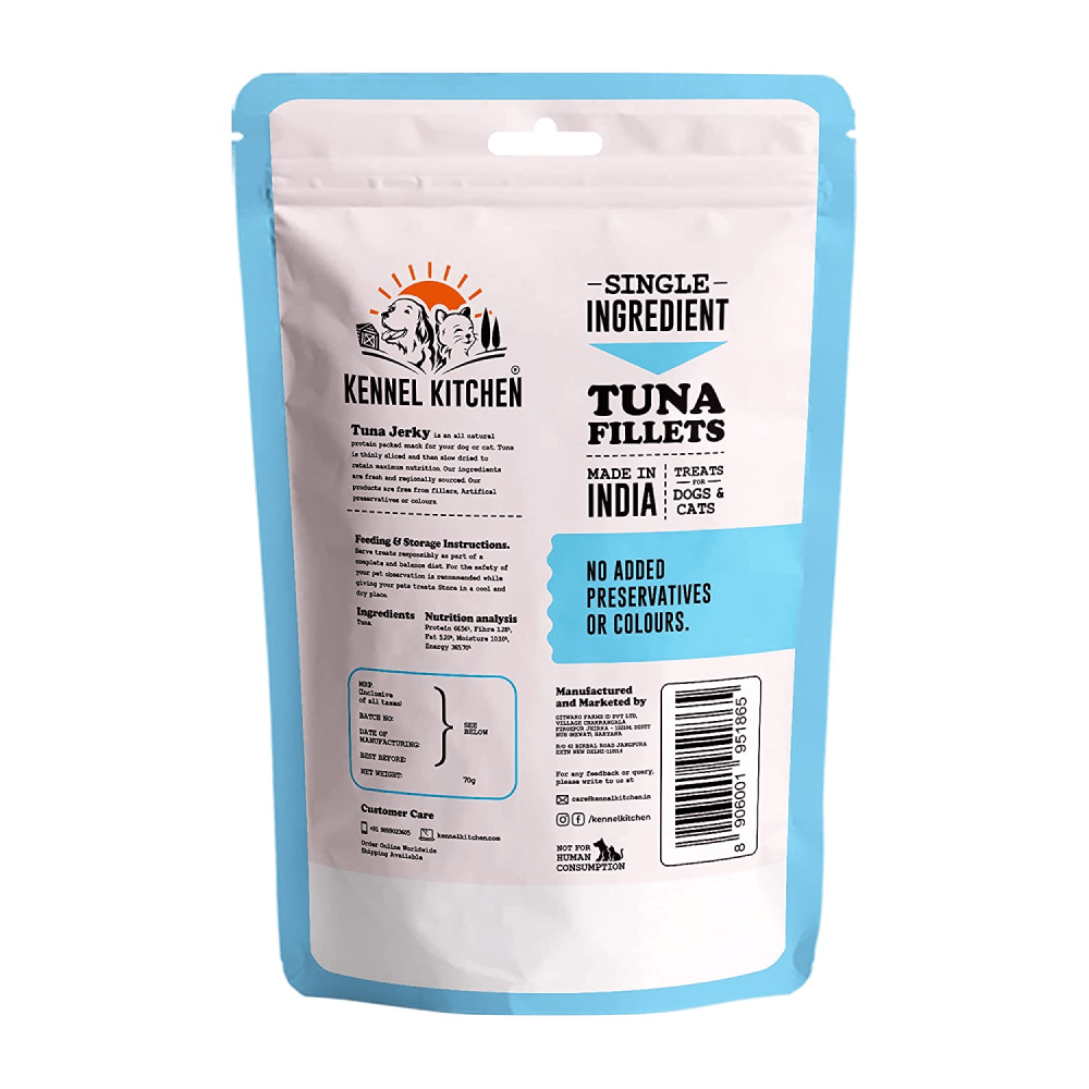 Kennel Kitchen Air Dried Tuna Fish Jerky Dog and Cats Treats Dog Treats + Others Kennel Kitchen