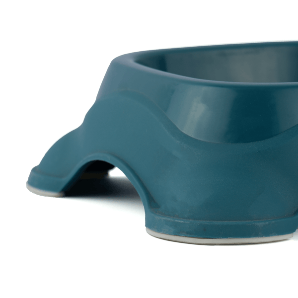 M Pets Plastic Single Bowl for Dogs (Green)