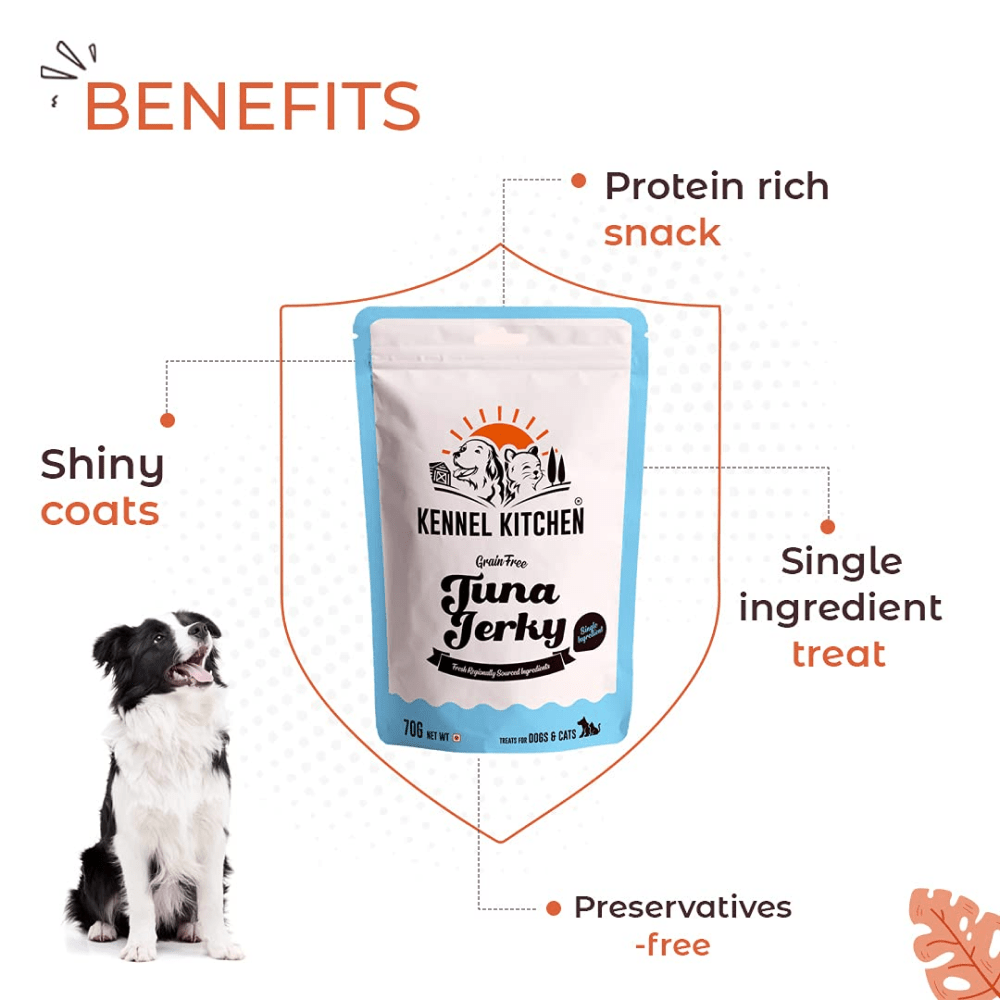 Kennel Kitchen Air Dried Tuna Fish Jerky Dog and Cats Treats Dog Treats + Others Kennel Kitchen