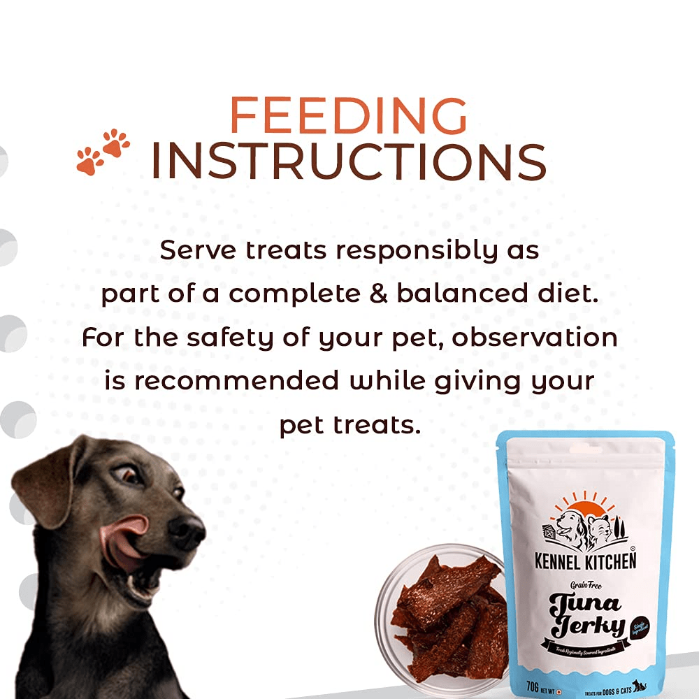 Kennel Kitchen Air Dried Tuna Fish Jerky Dog and Cats Treats Dog Treats + Others Kennel Kitchen