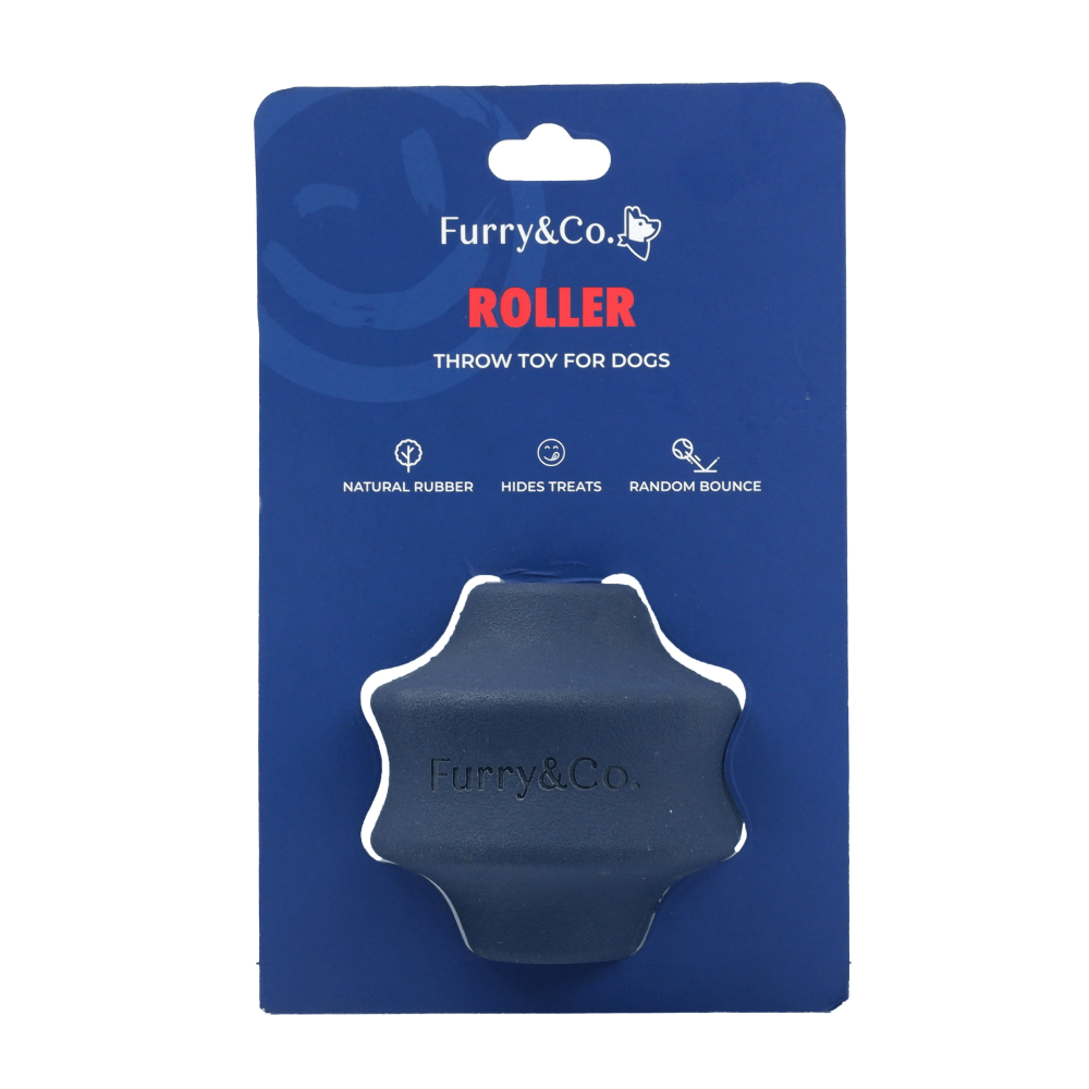 Furry & Co Roller Toy for Dogs (Indigo Blue)