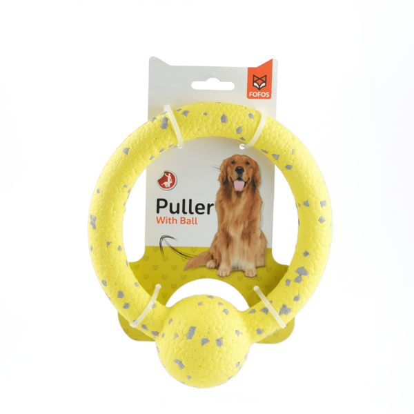 Barkbutler x Fofos Durable Puller Toy for Dogs (Yellow)
