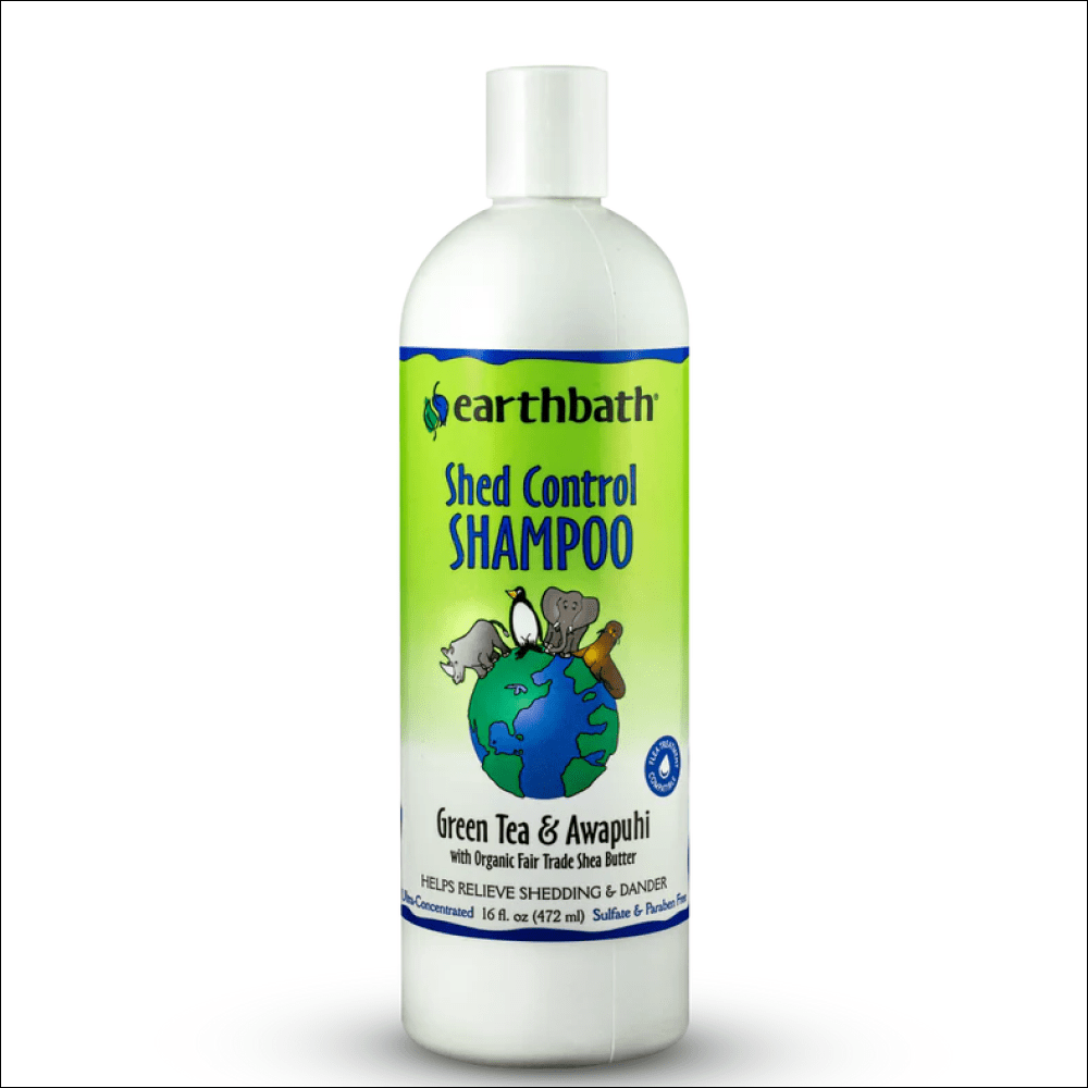 EarthBath Shed Control Green Tea & Awapuhi Shampoo for Dogs and Cats