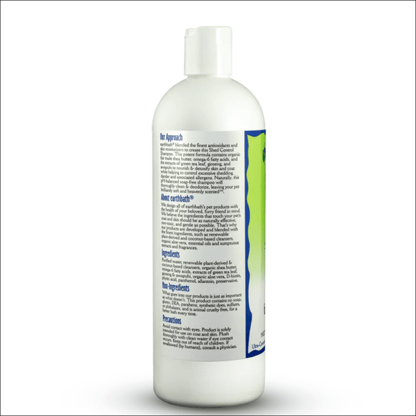 EarthBath Shed Control Green Tea & Awapuhi Shampoo for Dogs and Cats