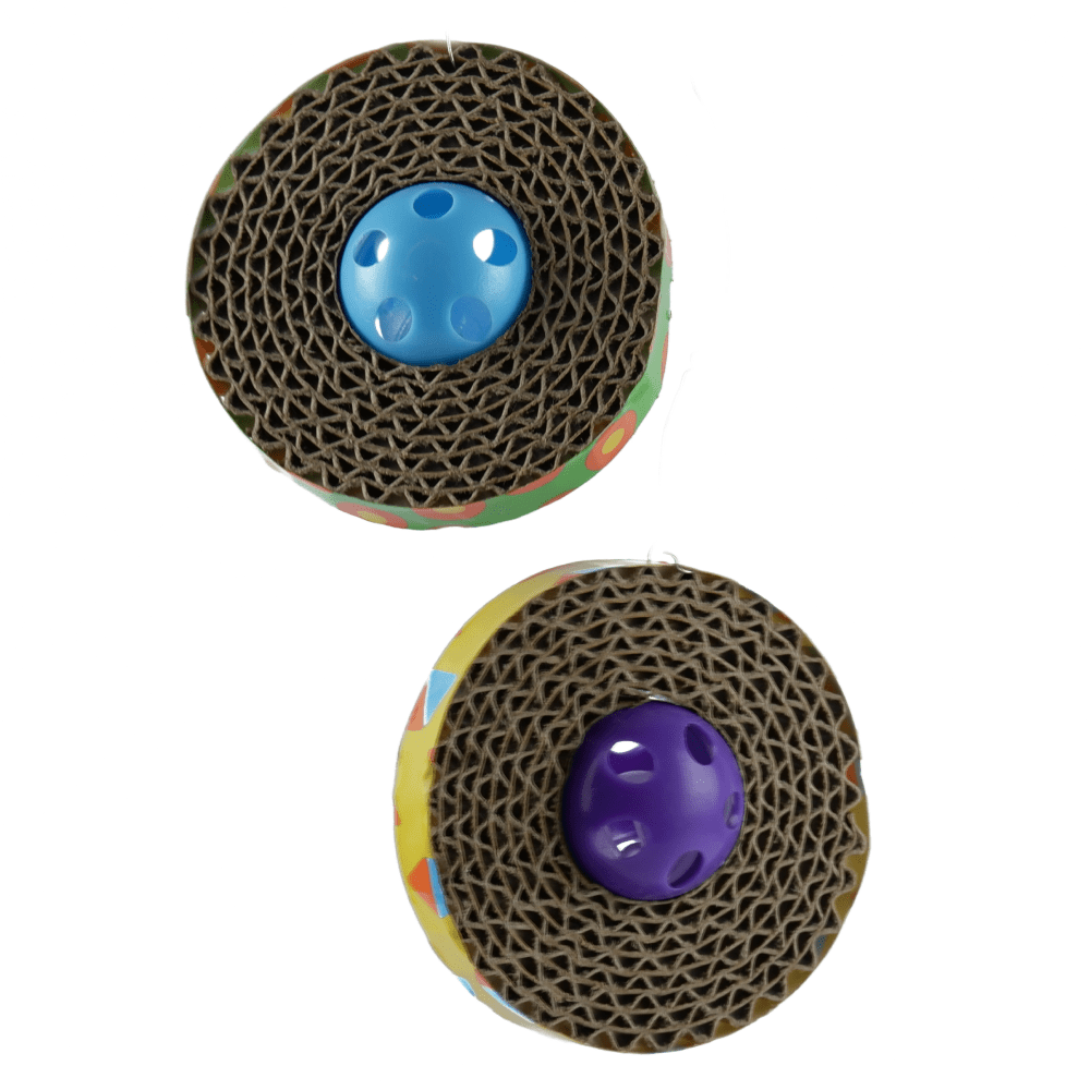Outward Hound Spin & Scratch toy for Cats