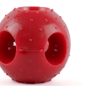 Drools Non Toxic Rubber Hole Ball Teething Toy for Puppies and Dogs | For Aggressive Chewers