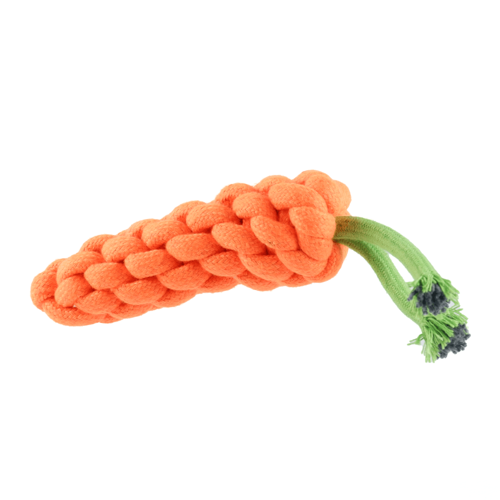 Kiki N Pooch Rope Carrot Toy for Dogs