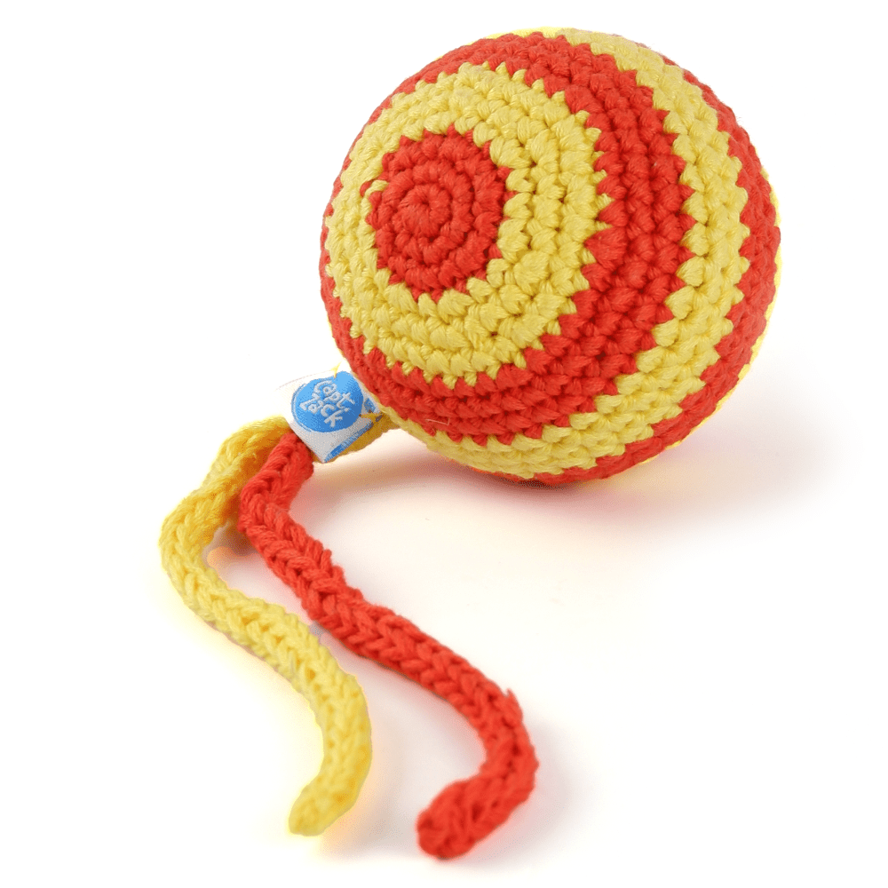Captain Zack Crochet Stripped Ball Toy for Dogs