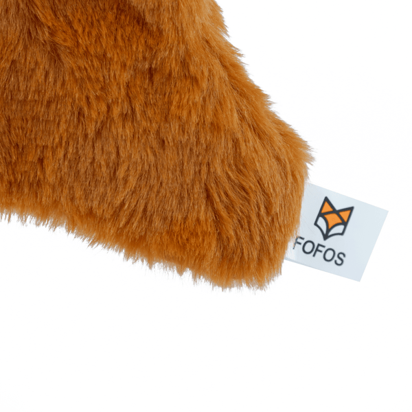 Barkbutler x Fofos Glove Plush Fox Toy for Dogs | For Soft Chewers