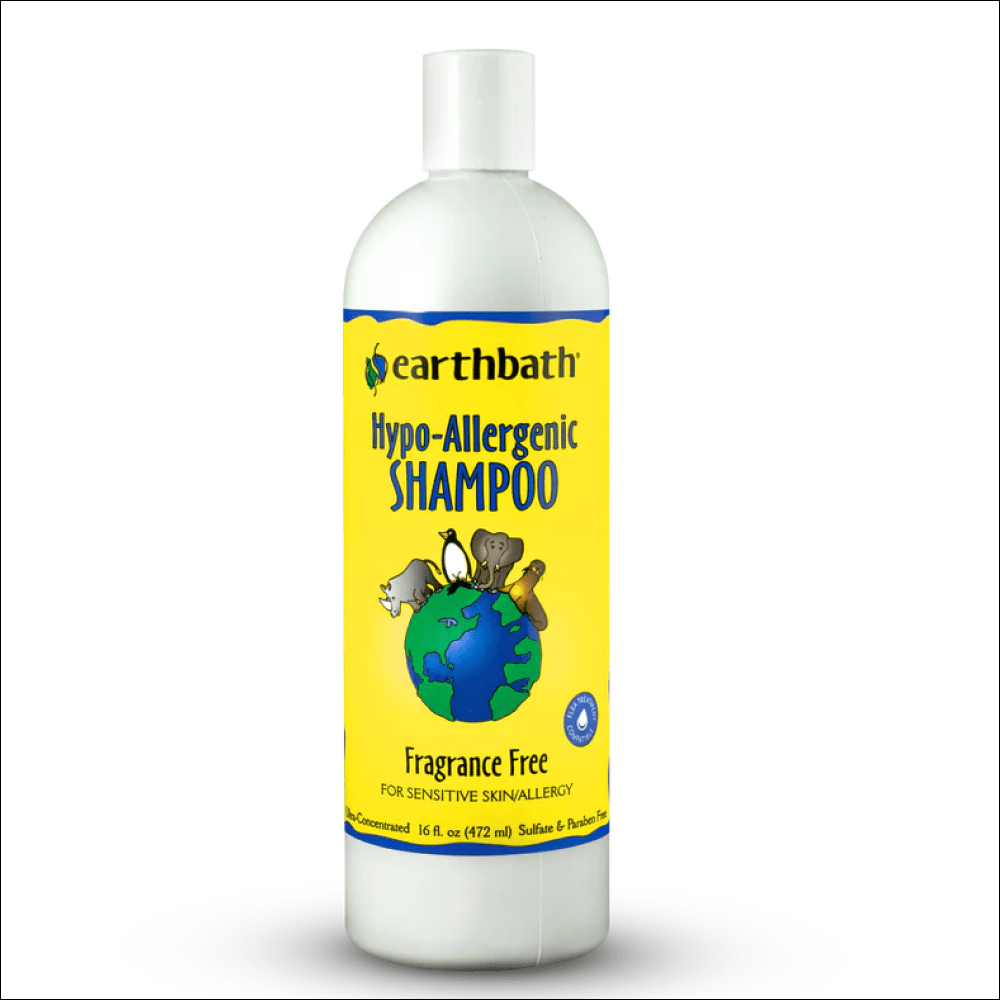 EarthBath Hypo Allergenic Fragrance Free Shampoo for Dogs and Cats