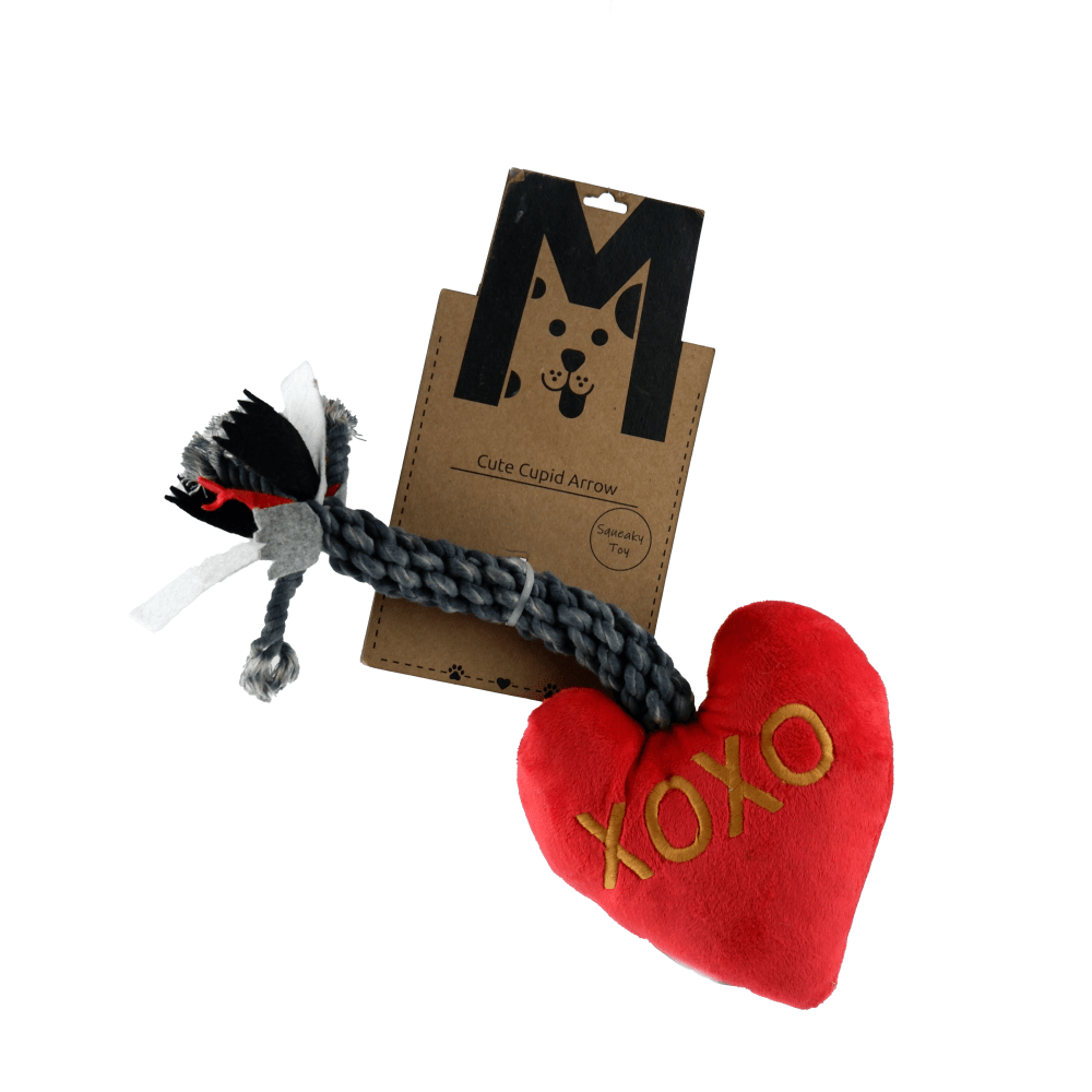 Mutt Of Course Cute Cupid Arrow Toy for Dogs