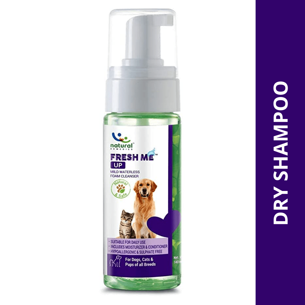 Natural Remedies Fresh Me Up Waterless Dry Shampoo for Dogs and Cats Both-Grooming Supplies Natural Remedies 140mL