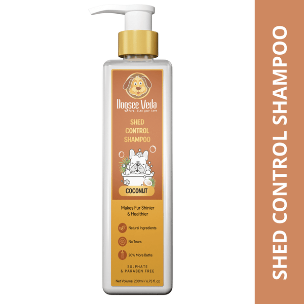 Dogsee Veda Shed Control Coconut Oil Shampoo for Dogs