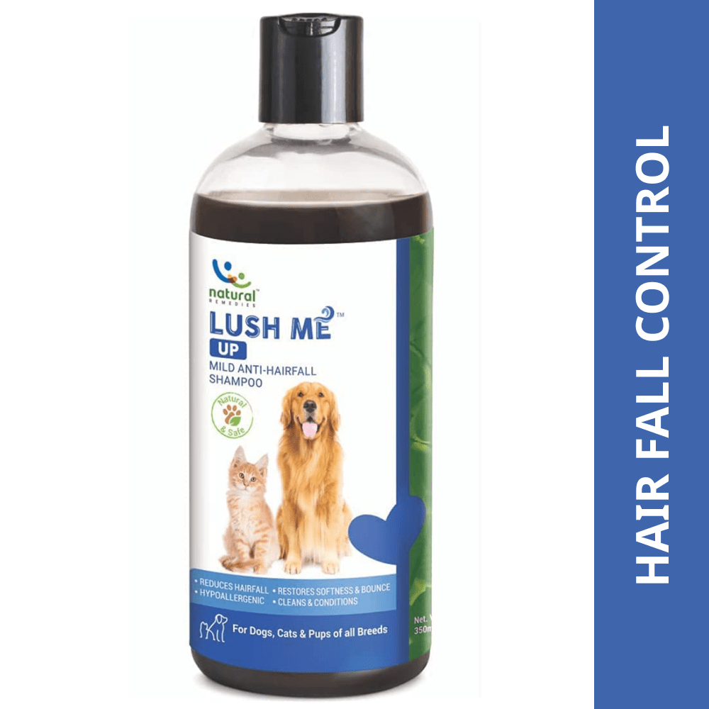 Natural Remedies Lush Me Up Anti Hairfall Shampoo & Orthoron Joint Supplement Dogs & Cats Combo Exclusive Combo Natural Remedies