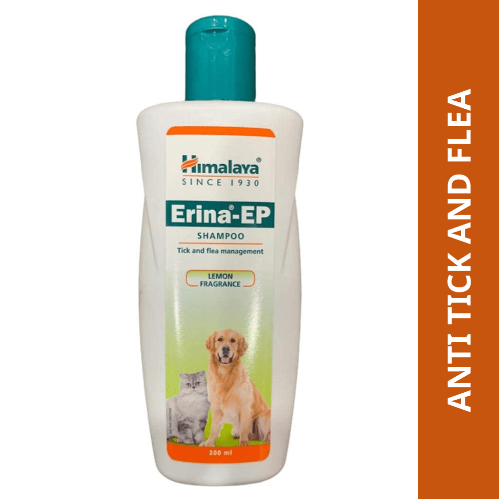 Himalaya Erina EP Tick and Flea Shampoo for Dogs and Cats