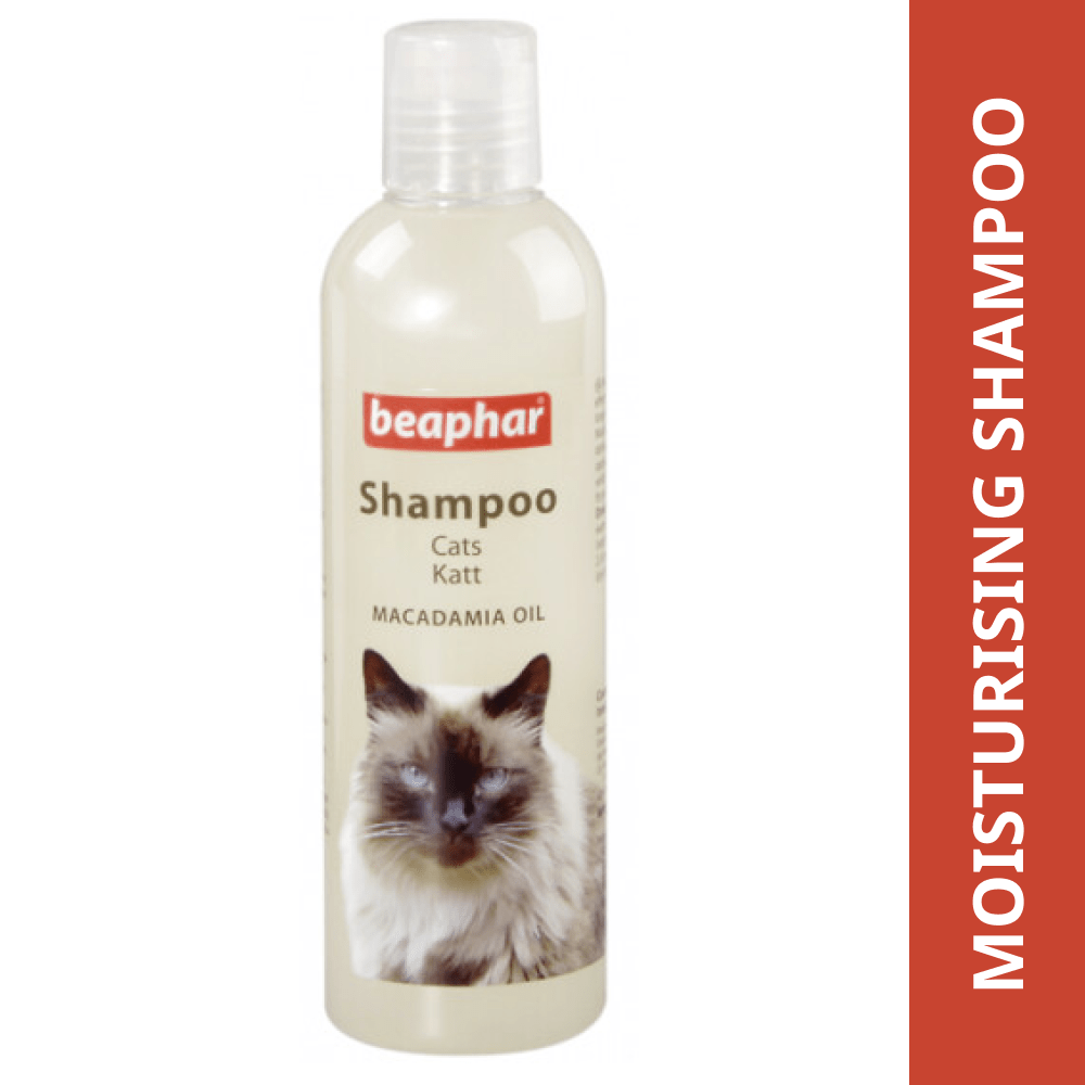 Beaphar Macadamia Oil & Aloe Vera Dryness & Itch Relief Shampoo for Cats Cats-Grooming Supplies Beaphar