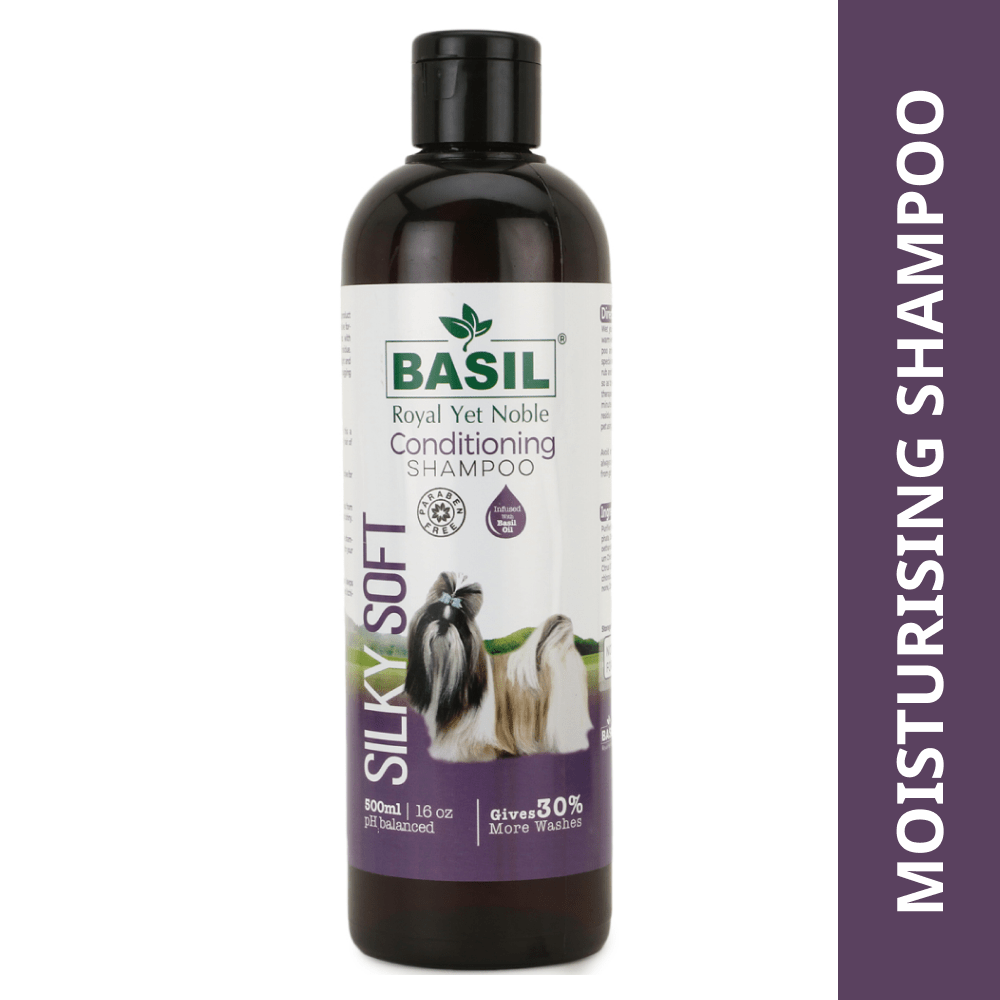 Basil Silky Soft Conditioning Dog Shampoo Dogs-Grooming Supplies Basil